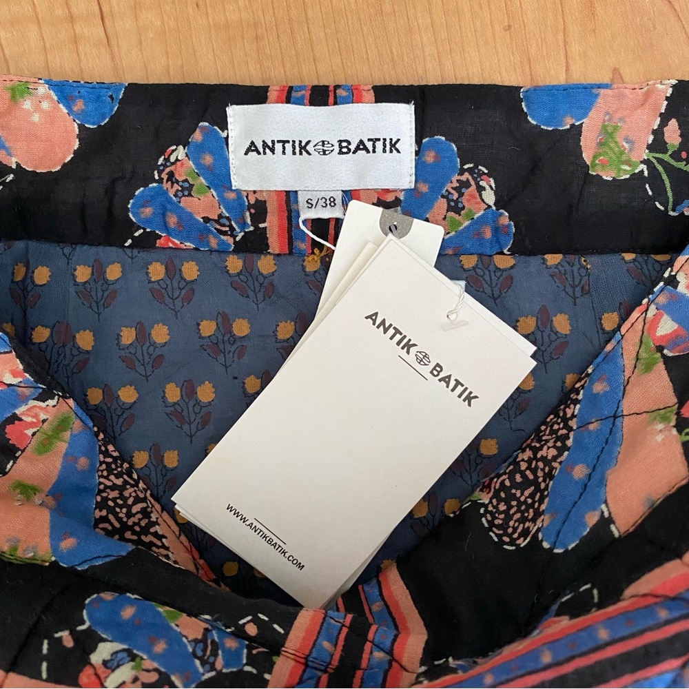 Antik Batik quilted cotton Jenny mini skirt size small/38 nwt - Picture 6 of 10